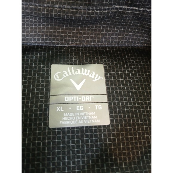Callaway Opti-Dri Performance Mens Size XL Golf Polo Shirt Blue - Picture 3 of 9